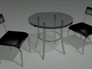 table and chair 3D Model