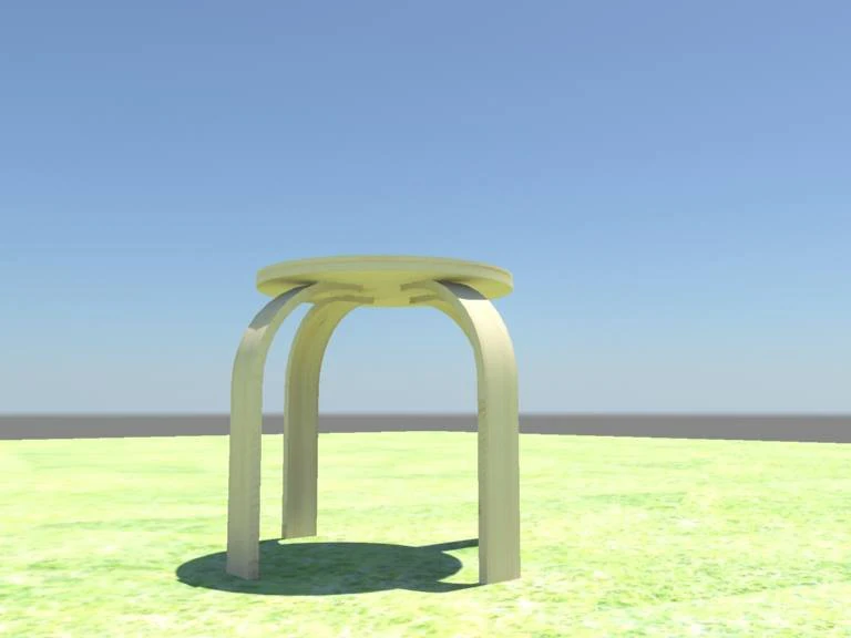 ikea stool 3D Model .c4d .max .obj .3ds .fbx .stl .blend 