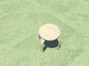 ikea stool Modello 3D