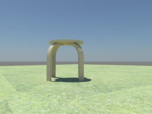 ikea stool Modello 3D