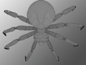 robot spider hlight 3Dモデル