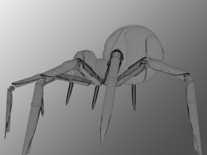 robot spider hlight 3Dモデル