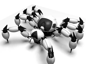 robot spider eximus rigged 3D Model