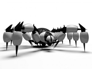 robot spider eximus rigged 3D Модель