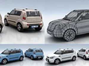 cars mega pack 50 items 3D Model