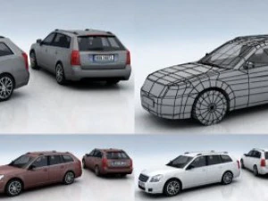 cars mega pack 50 items 3D Model