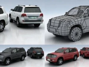 cars mega pack 50 items 3D Model