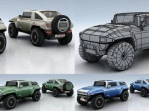 cars mega pack 50 items 3D Model