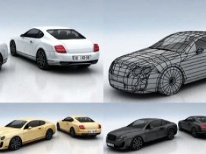 cars mega pack 50 items 3D Модель