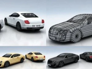 cars mega pack 50 items 3D Model