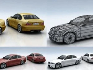 cars mega pack 50 items 3D Model