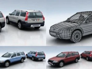 cars mega pack 50 items 3D Model