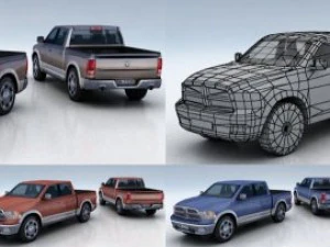 cars mega pack 50 items 3D Model