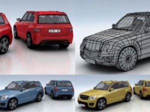 cars mega pack 50 items 3D Модель