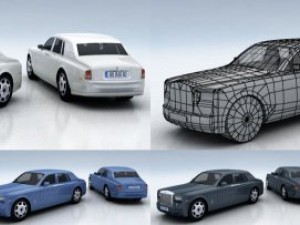 cars mega pack 50 items 3D Модель