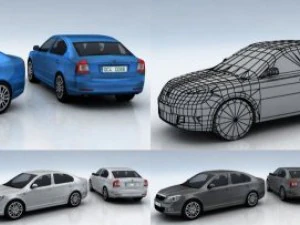 cars mega pack 50 items 3D Model