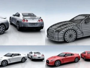 cars mega pack 50 items 3D Model