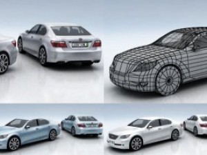 cars mega pack 50 items 3D Модель