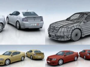 cars mega pack 50 items 3D Model