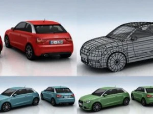 cars mega pack 50 items 3D Model