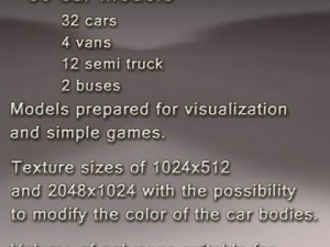 cars mega pack 50 items 3D Модель
