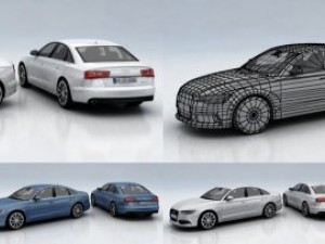 10 city cars models f Modelo 3D