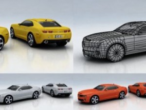 10 city cars models f Modelo 3D