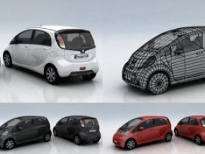 10 city cars models g 3D Model