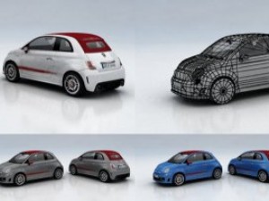 10 city cars models g 3D Model