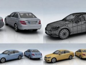 10 city cars models g 3D Model