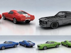 10 city cars models g 3D Model