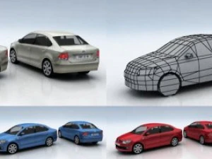 15 city cars models 3D Model