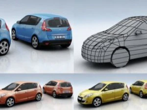 15 city cars models 3D Model