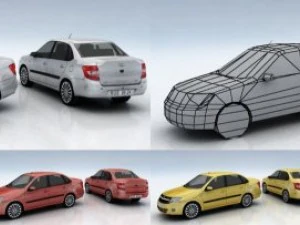 15 city cars models 3D Model