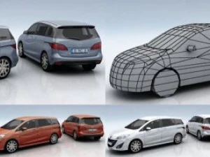 15 city cars models 3D Model