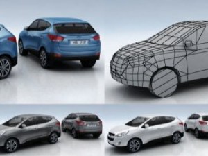 15 city cars models 3D 模型