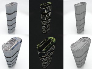 10 city buildings pack 3D Модель