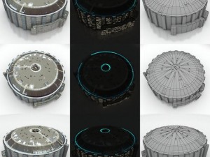 10 city buildings pack 3D Модель