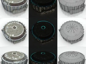 10 city buildings pack 3D Model
