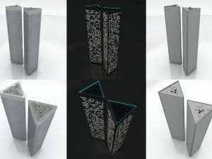 10 city buildings pack 3D Модель