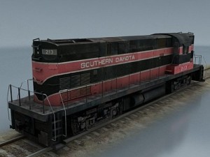train car collection 2 Modelo 3D