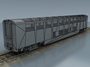 train car collection 2 Modelo 3D