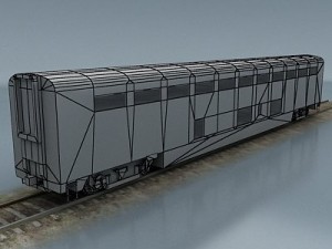 train car collection 2 Modelo 3D