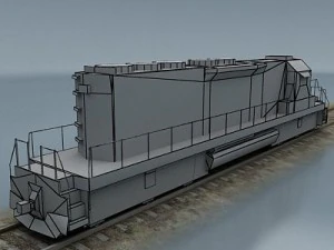 train car collection 2 3D Model