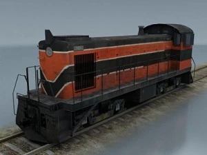 train car collection 2 3D Model