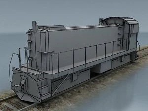 train car collection 2 3D Model