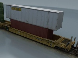 train car collection 2 3D Model