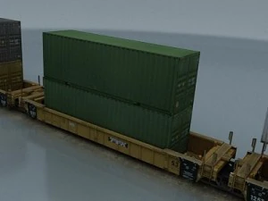 train car collection 2 3D Model