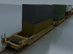 train car collection 2 3D Model