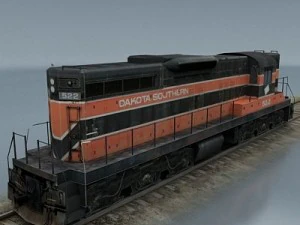 train car collection 2 3D Model